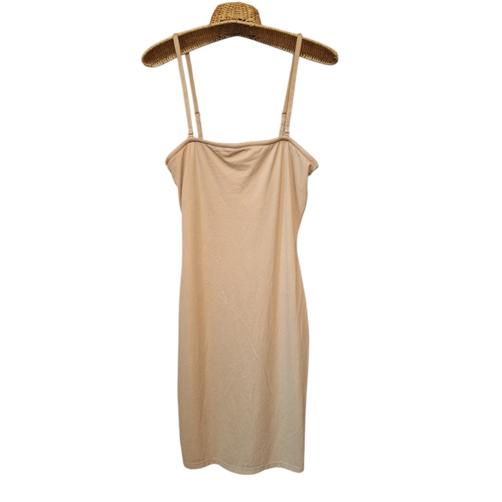 Vassarette Tan Spaghetti Strap TAN Slip Shaper Ladies XL Slimming Shapewear